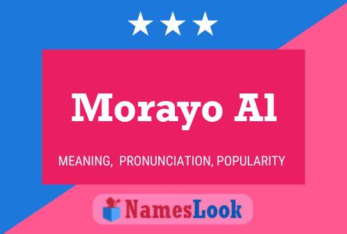 Morayo Al Name Poster