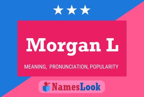 Morgan L Name Poster