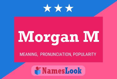 Morgan M Name Poster