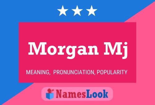 Morgan Mj Name Poster