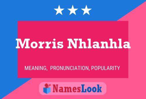 Morris Nhlanhla Name Poster