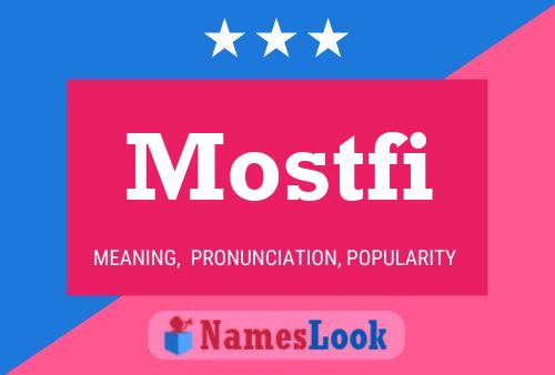 Mostfi Name Poster