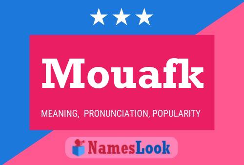 Mouafk Name Poster