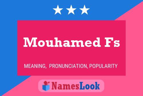 Mouhamed Fs Name Poster