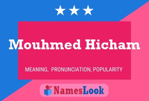 Mouhmed Hicham Name Poster