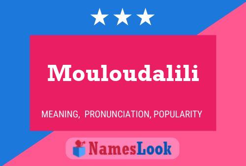 Mouloudalili Name Poster