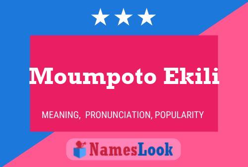 Moumpoto Ekili Name Poster