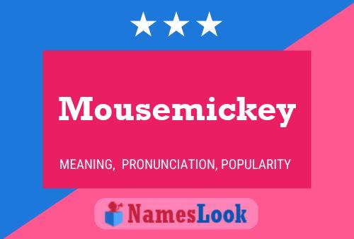 Mousemickey Name Poster