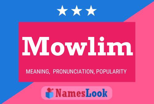 Mowlim Name Poster