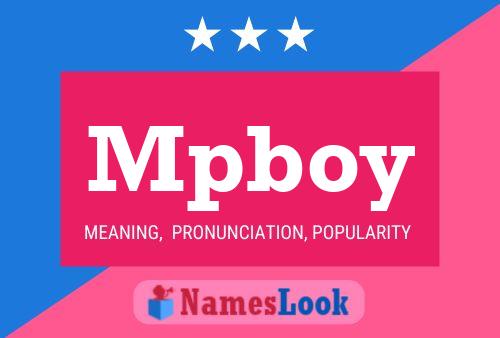 Mpboy Name Poster