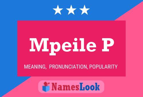 Mpeile P Name Poster