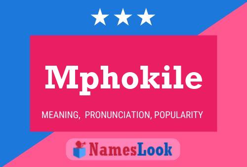 Mphokile Name Poster