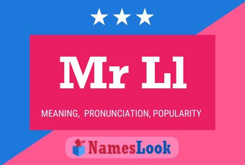 Mr Ll Name Poster