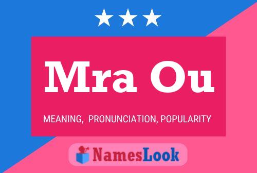 Mra Ou Name Poster