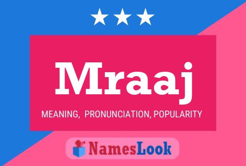 Mraaj Name Poster