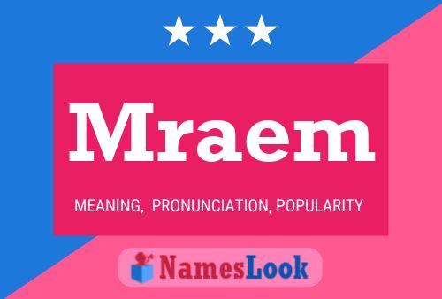 Mraem Name Poster