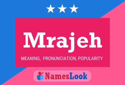 Mrajeh Name Poster