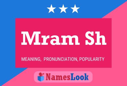 Mram Sh Name Poster