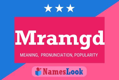 Mramgd Name Poster