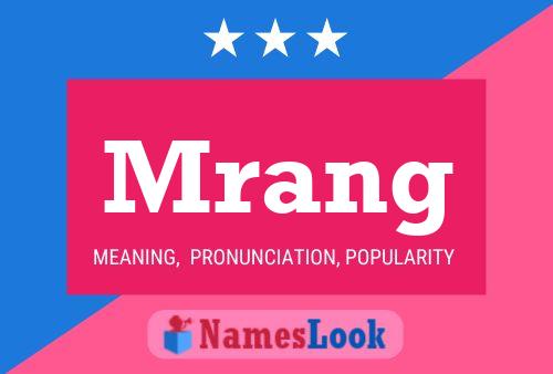 Mrang Name Poster