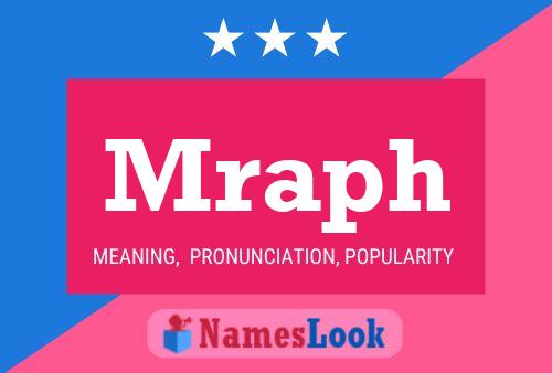 Mraph Name Poster