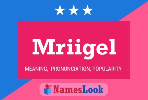 Mriigel Name Poster