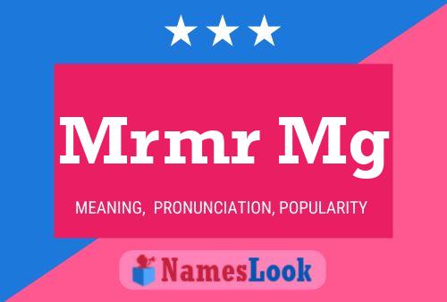 Mrmr Mg Name Poster