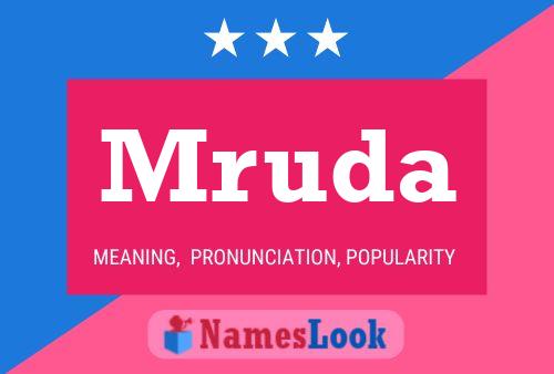 Mruda Name Poster