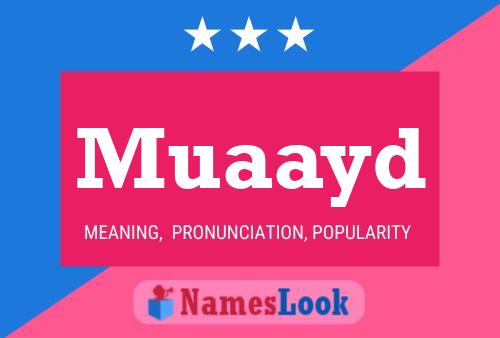 Muaayd Name Poster