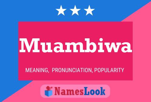 Muambiwa Name Poster