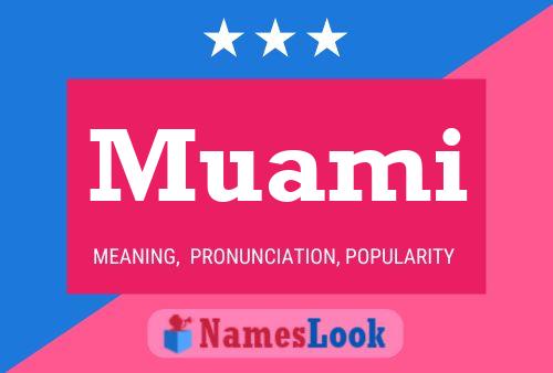 Muami Name Poster