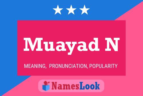 Muayad N Name Poster