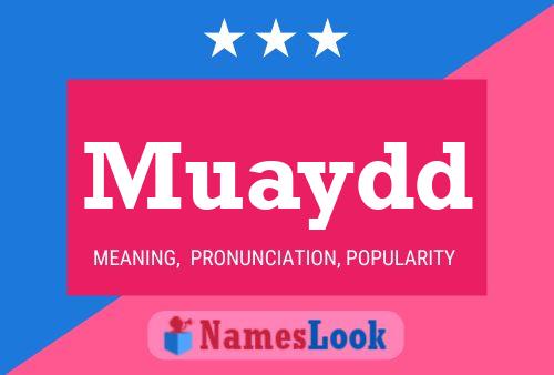 Muaydd Name Poster