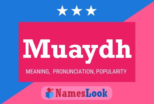 Muaydh Name Poster