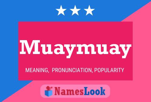 Muaymuay Name Poster