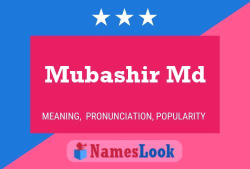 Mubashir Md Name Poster