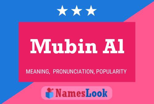 Mubin Al Name Poster