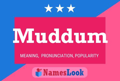 Muddum Name Poster