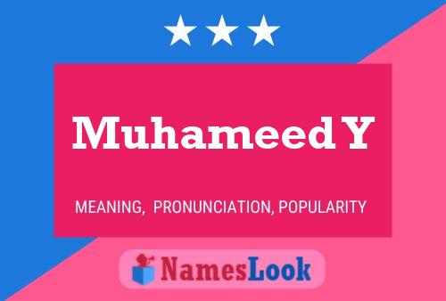 Muhameed Y Name Poster