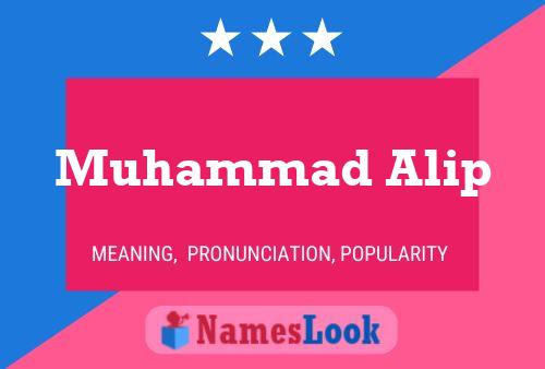 Muhammad Alip Name Poster