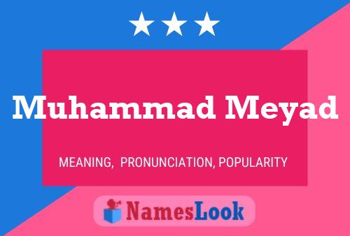 Muhammad Meyad Name Poster