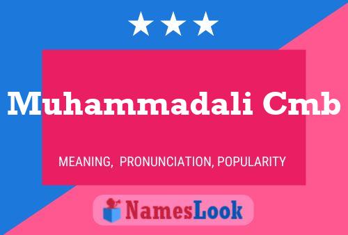 Muhammadali Cmb Name Poster