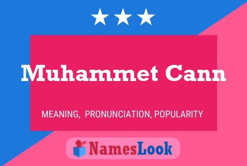 Muhammet Cann Name Poster