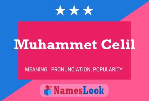 Muhammet Celil Name Poster