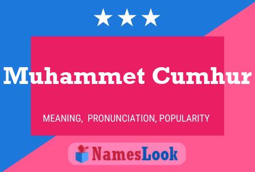 Muhammet Cumhur Name Poster