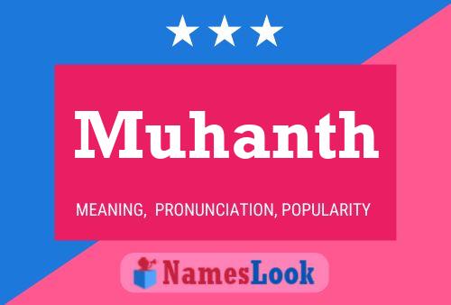 Muhanth Name Poster