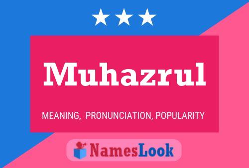 Muhazrul Name Poster