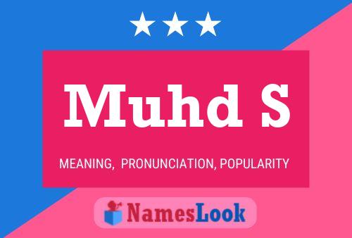 Muhd S Name Poster