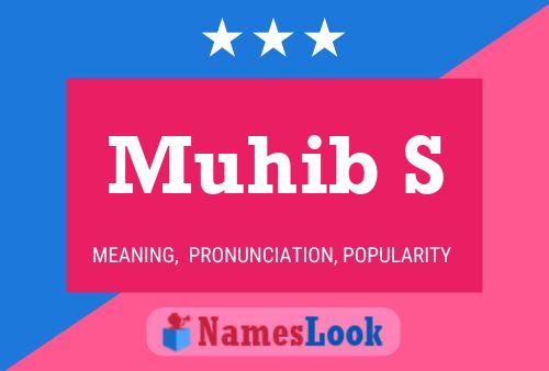 Muhib S Name Poster