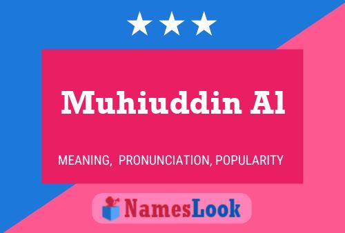 Muhiuddin Al Name Poster